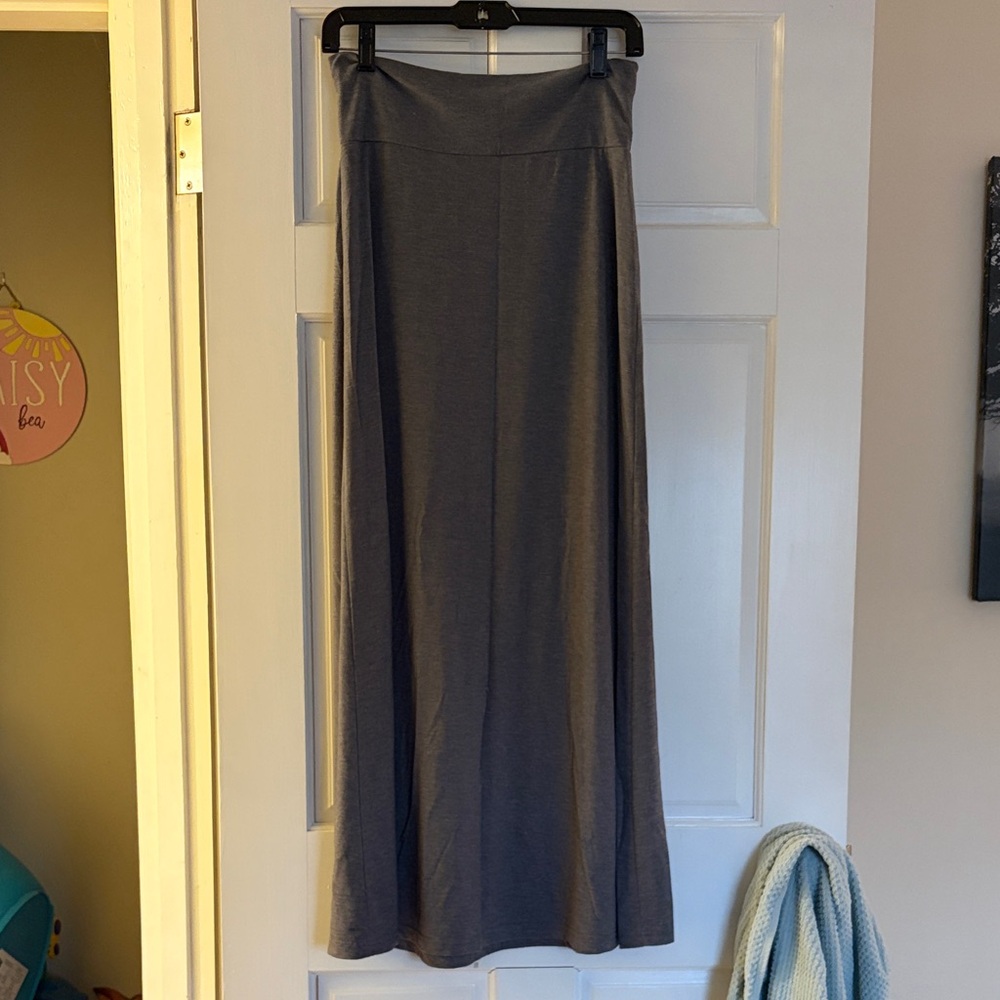 Charlotte Russe Charcoal Maxi Skirt